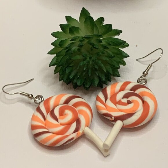 Lollipop Earring, Sucker Earring, Candy Earring, Funny Food, Food Jewelry, Gift - Picture 5 of 9